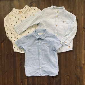👦🏻 Boys’ 3 Button Up Shirts